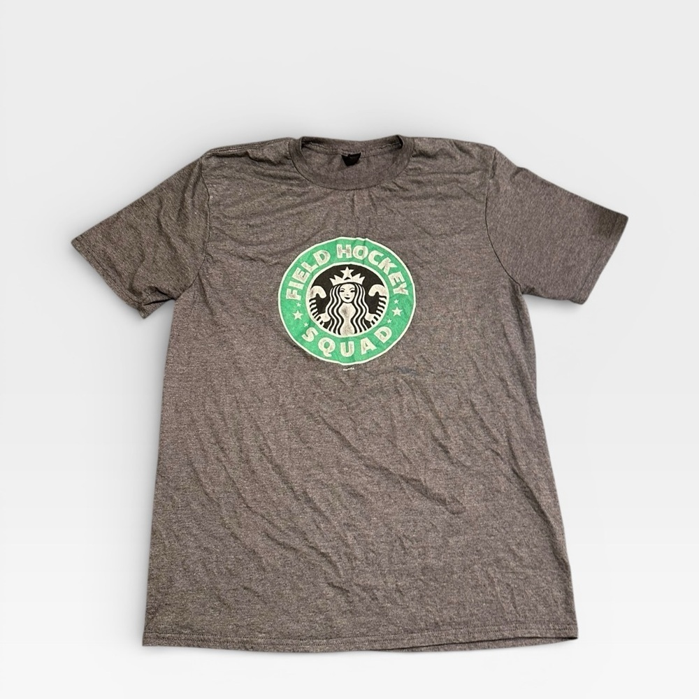 Gildan Softstyle Gray Field Hockey Squad “Starbucks” Tshirt